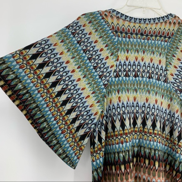 Uncle Frank Retro Print Asymmetrical Dress Size XS - Picture 9 of 12